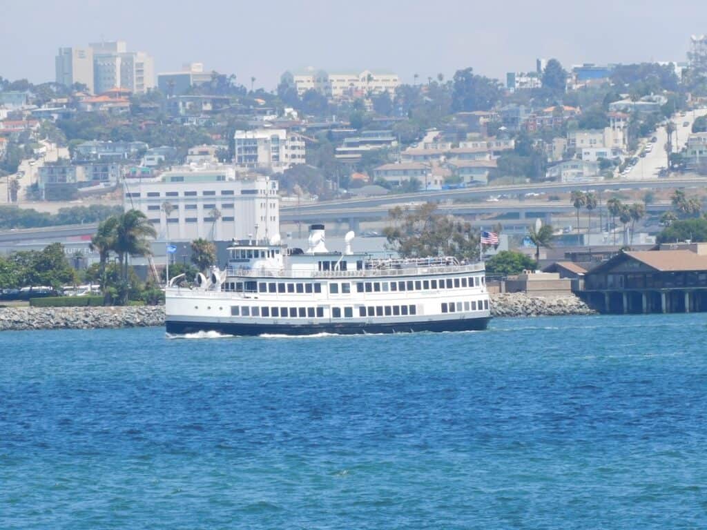 Larger San Diego Harbor Cruise Boat used for Dinner Cruises and private parties