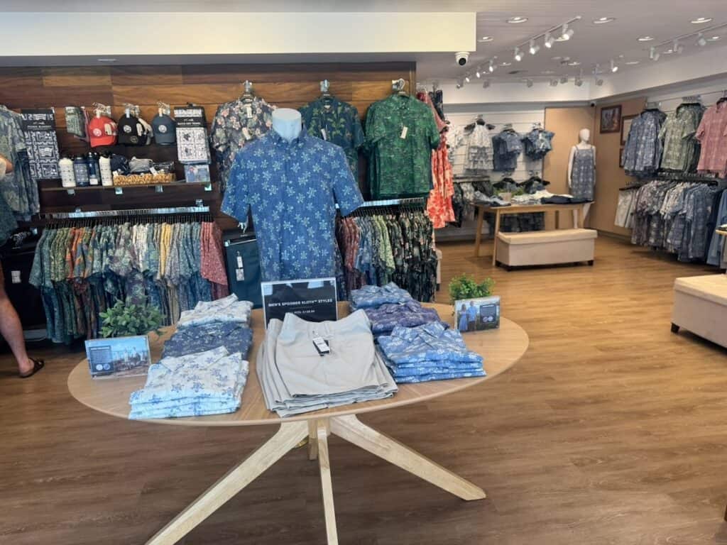 Reyn Spooner shirts available at the Whalers Village on Maui