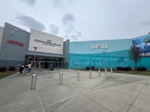 Entrance to Concord Mills Mall closest to the Sea Life Aquarium Charlotte