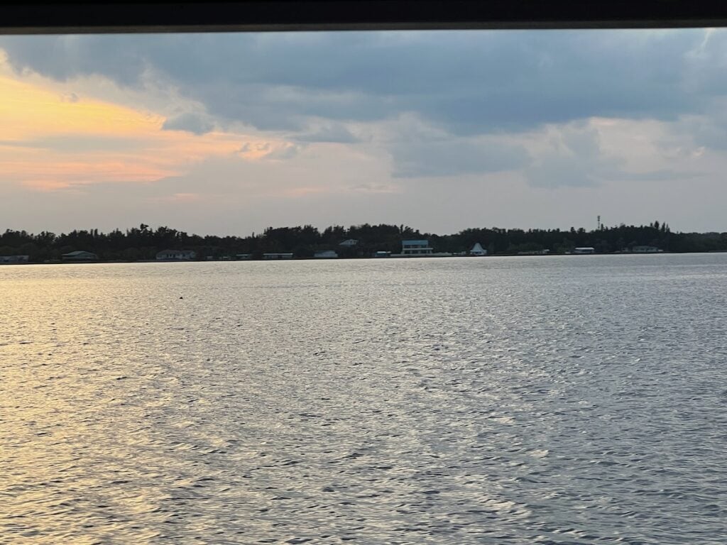 Sunset on the Indian River taken on the Eviromental Learning Center Pontoon Sunset Boat Tour