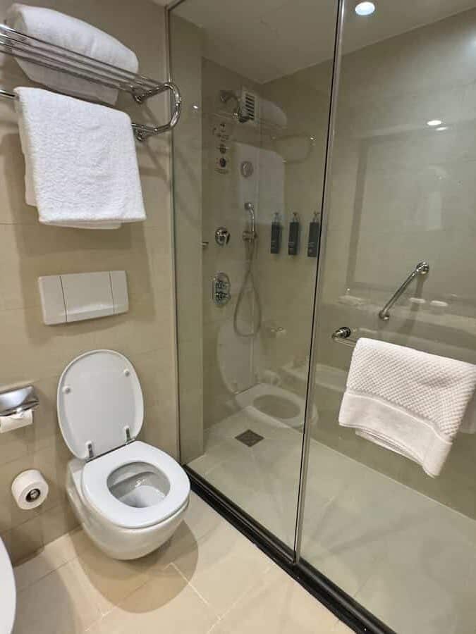 Shower at the Hilton Cairo