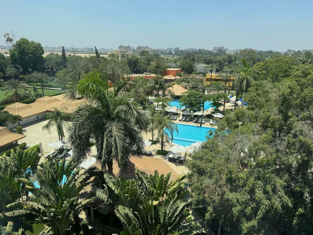 Pool area at the Hilton Cairo Heliopolis