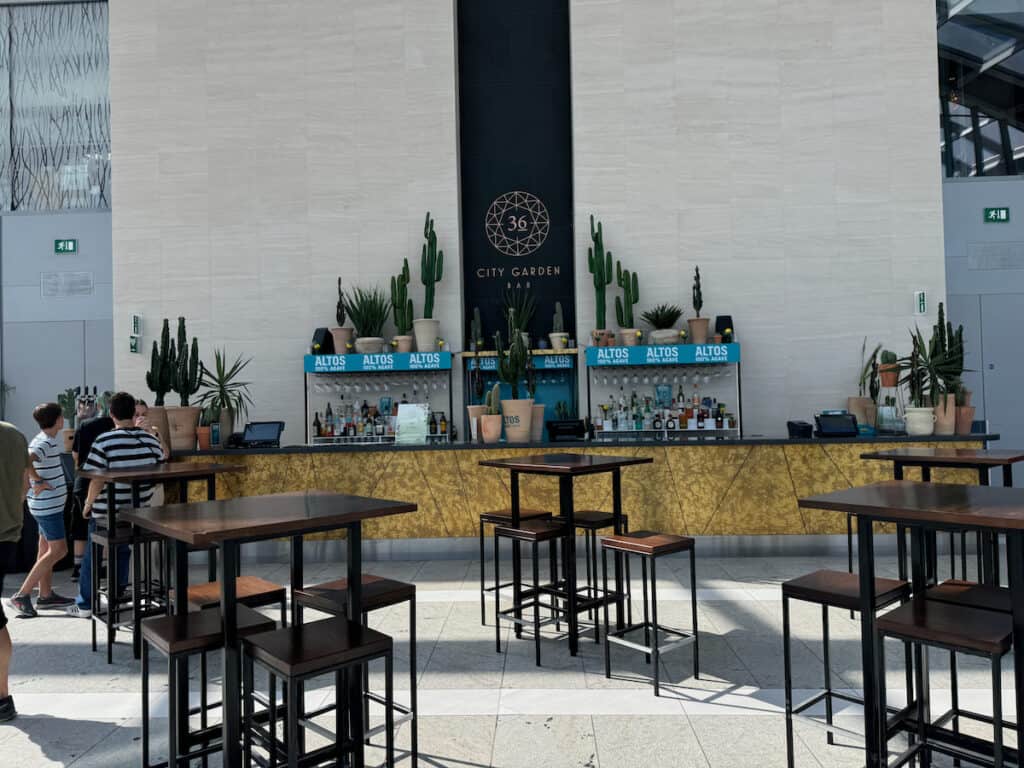 City Garden Bar inside the Sky Garden