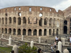 Colosseum in Rome Outside view