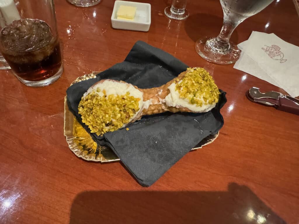 Freah made Canolli in Italy