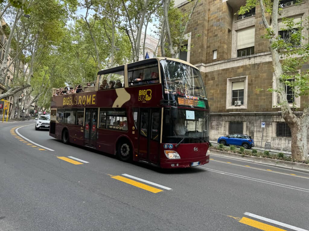 Hop on Hop off buss in Rome