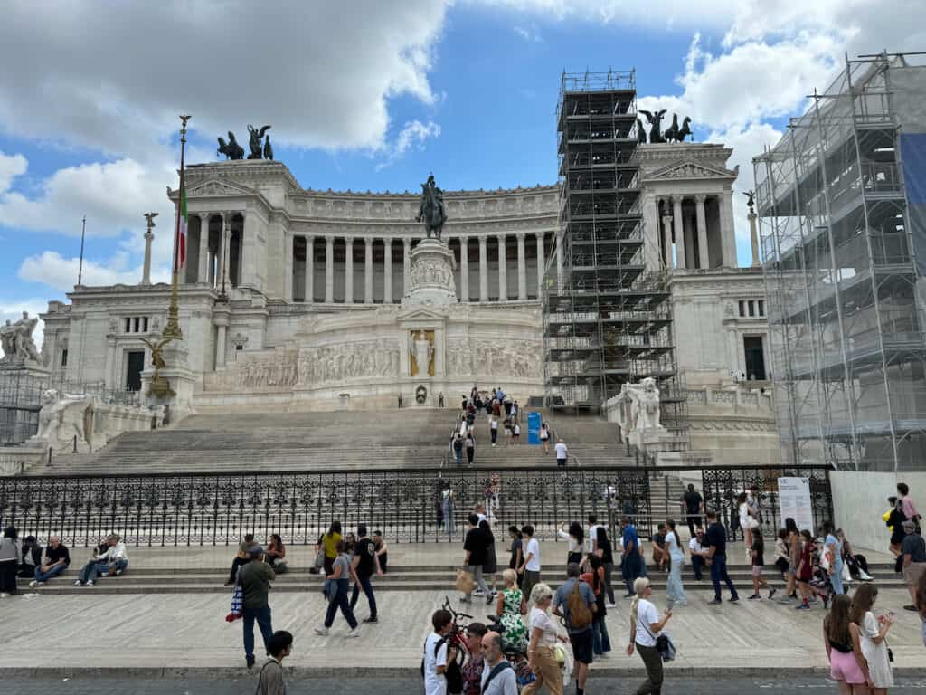 Vittorino, a monument to the first king of Italy Vittorio Emanuele II