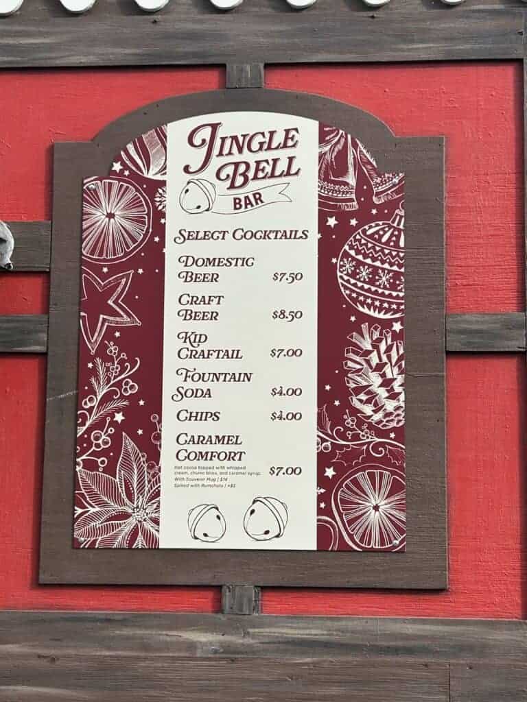 Cocktails and snacks available for the holiday at Anakeesta