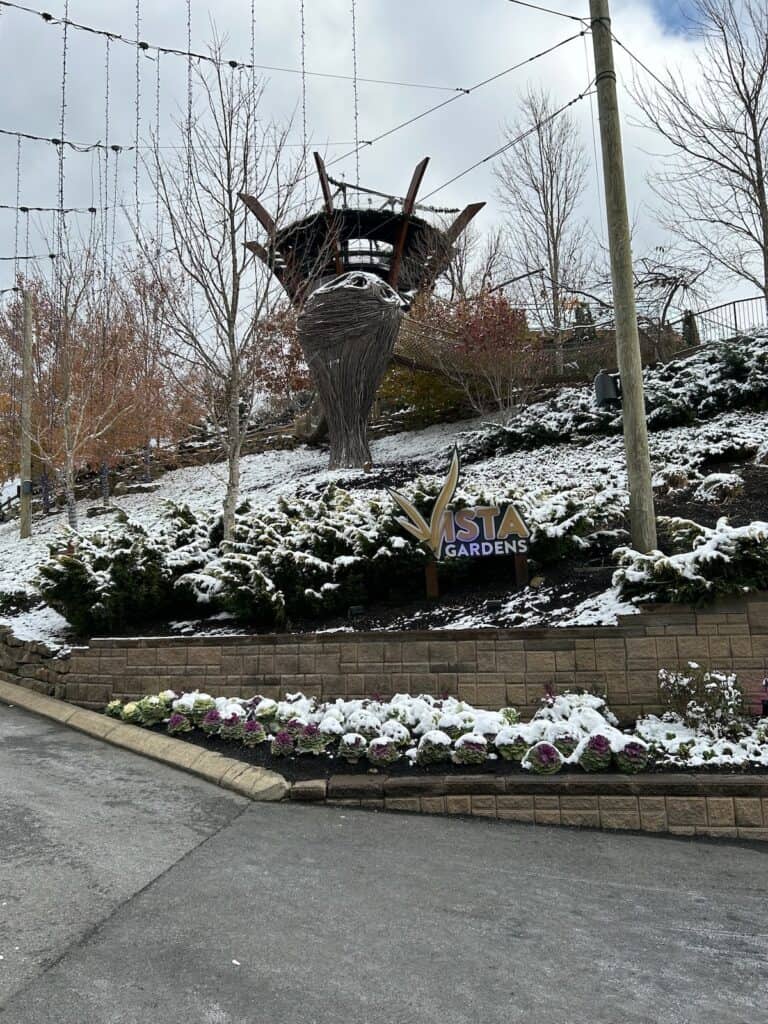 Entrace to Vista Gardens with the Anavista tower in the background