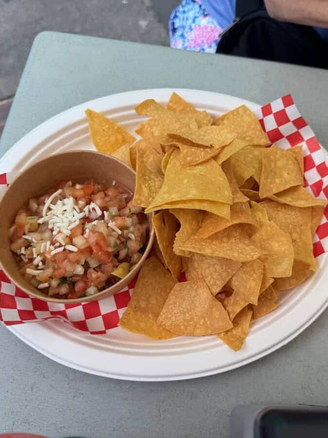 Chips and Salsa at Don Tako in Old San Juan