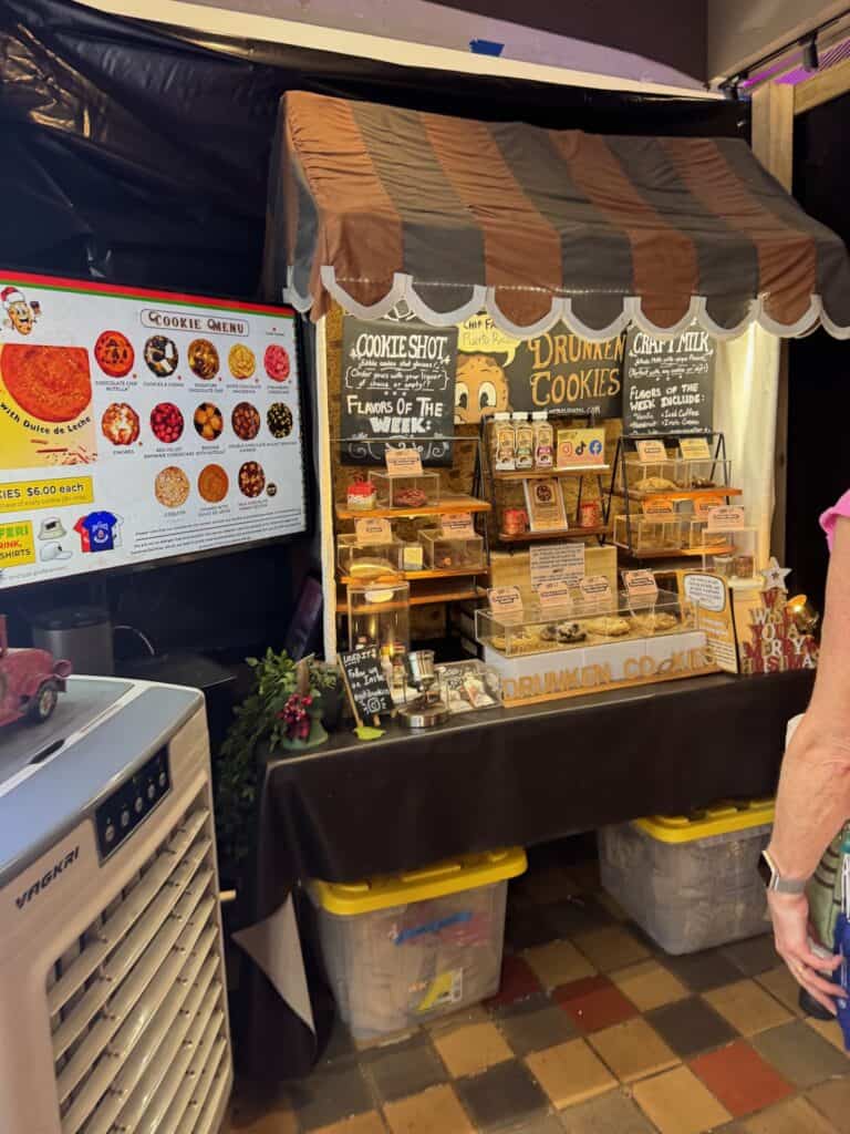 Display of Drunken cookie cookies in San Juan