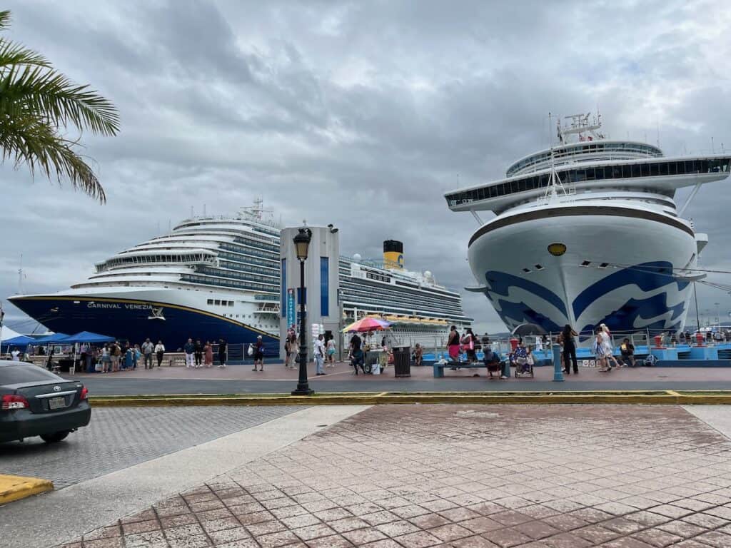 Cruise Ships docked in San Juan Puerto Rico