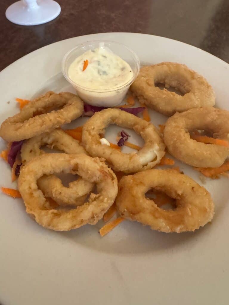 Calamari at Barrachina in Old San Juan Puerto Rico