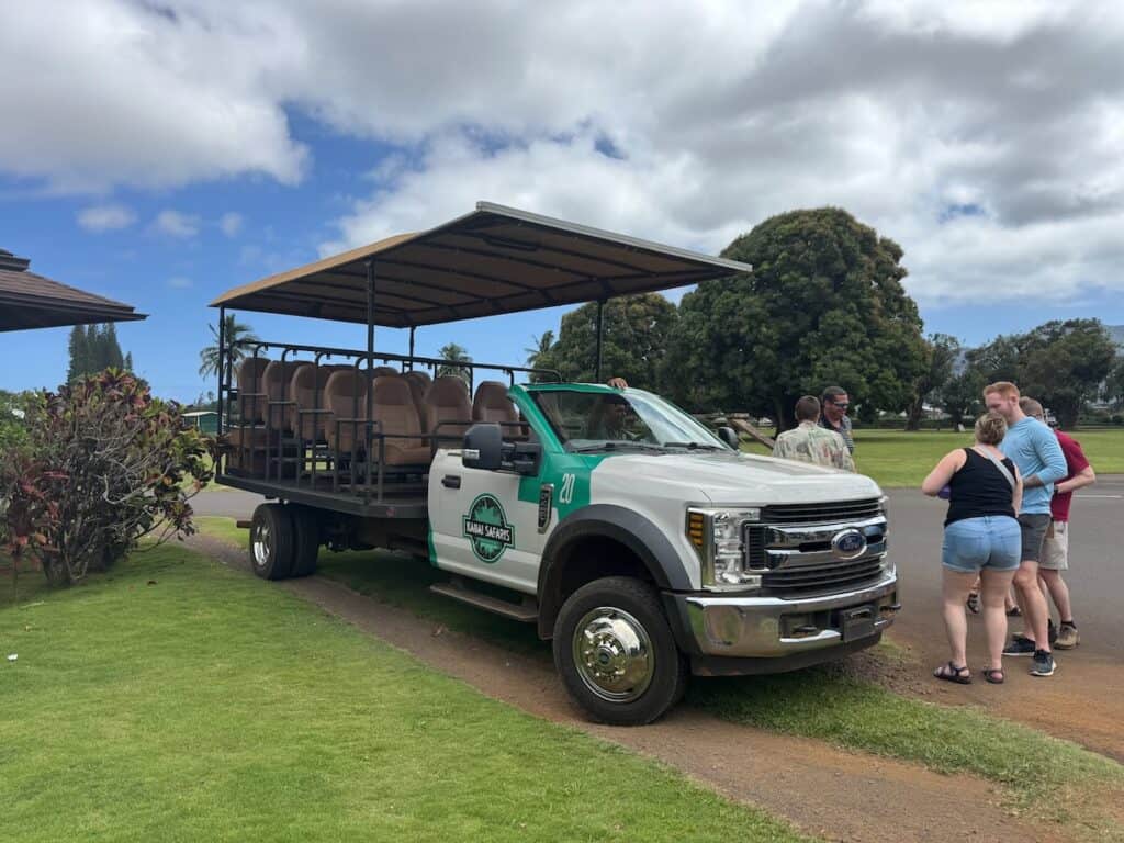 Kauai Rum Safari Tour Truck