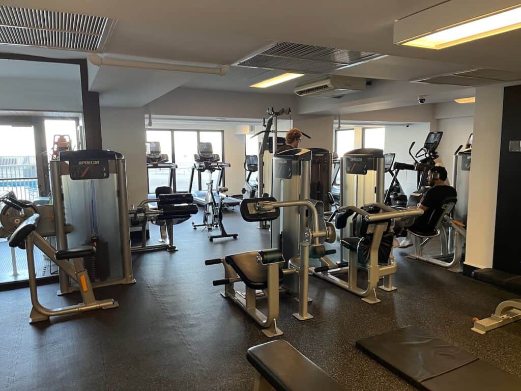 Fitness Room at Hilton Quebec City Hotel