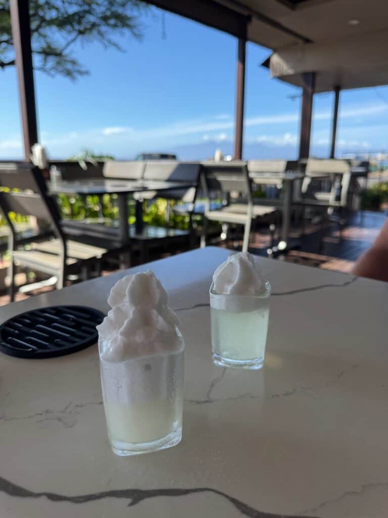 2 mini escape shots at coco deck happy hour