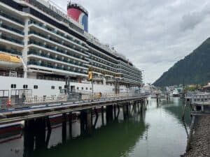 Cruise ships in Juneau, AK cruise port