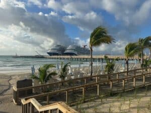Carnival Vista and Carnival Magic from Celebration Key