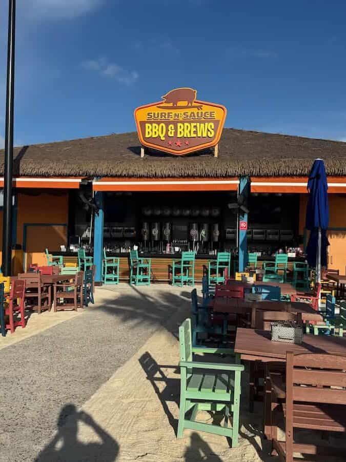 Surf n sauce bbq and brews restaurant on celebration key