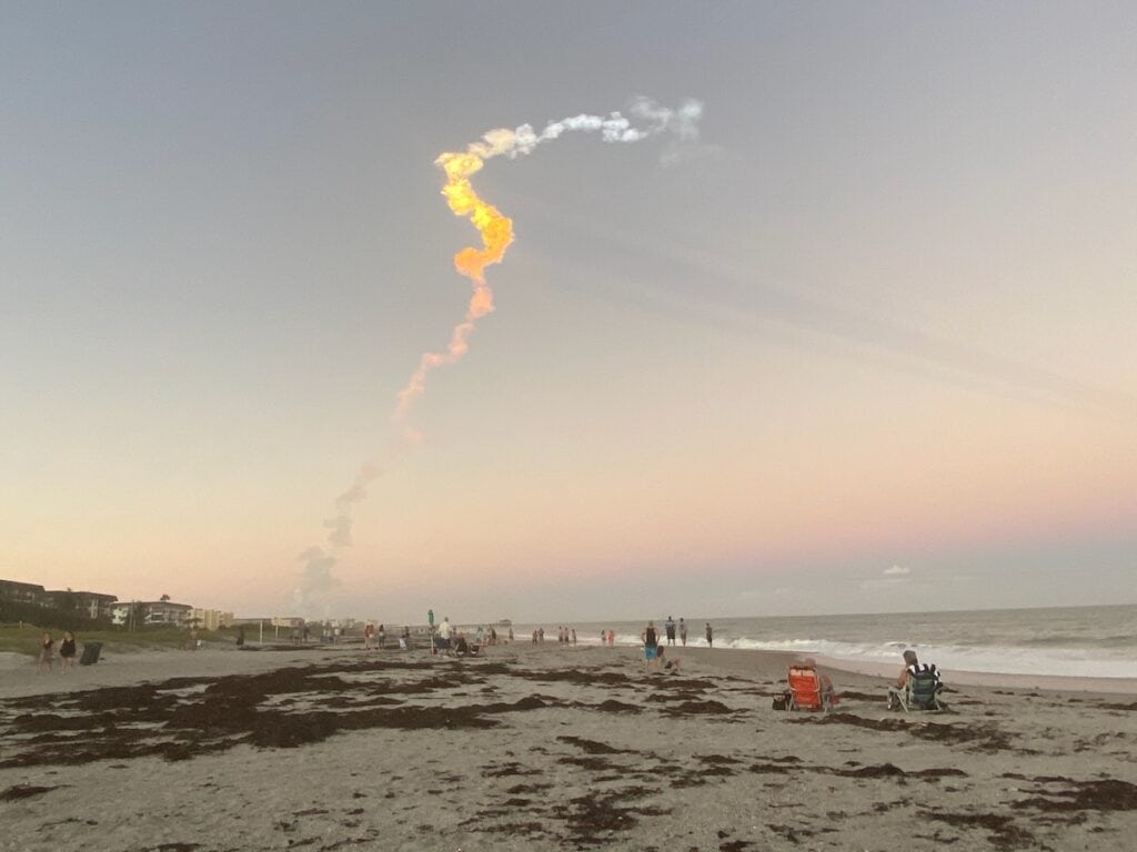 Rocket Launch Taken at Cocoa Beach, fL