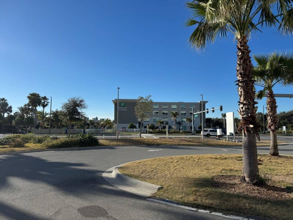 Holiday Inn Express across from the Terminal in Port Canaveral, FL