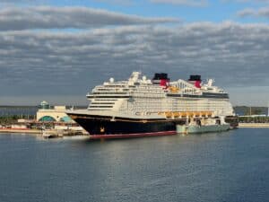 Disney Cruise ship in Port Canaveral