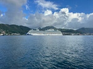 Enchanted Princess with Dominica in the background