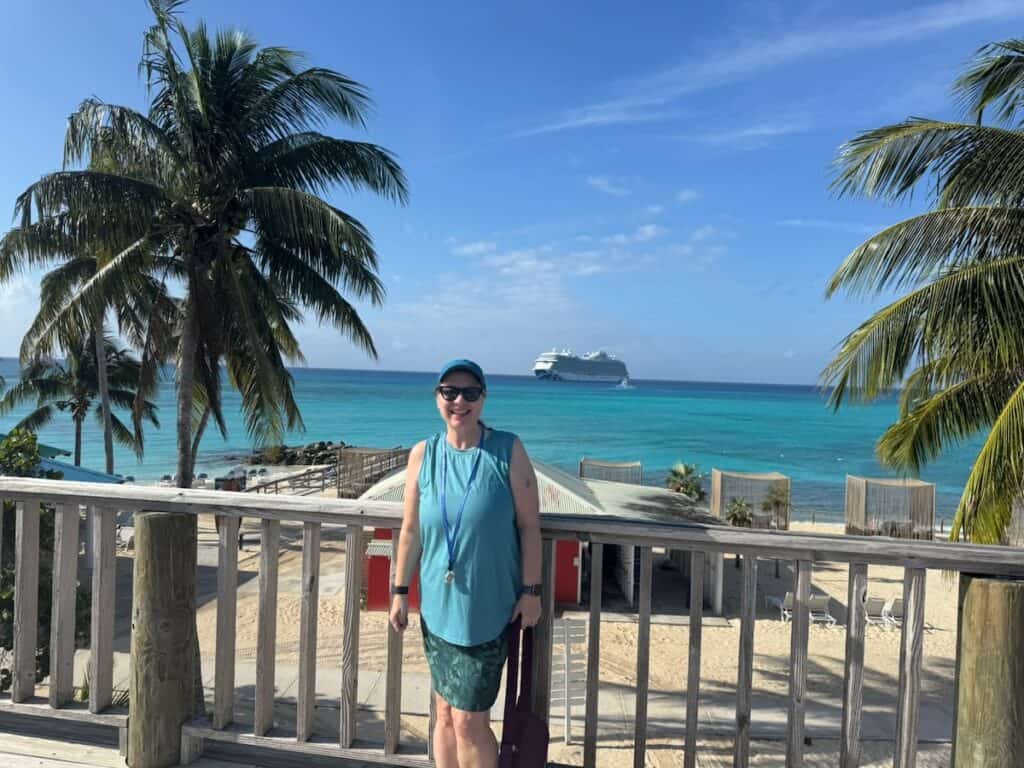 Me on the observation tower on Princess Cays