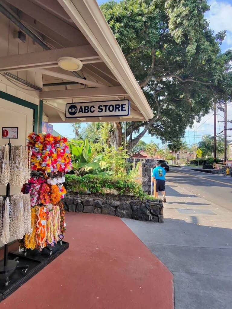 ABC Store near the Kona Cruise Port