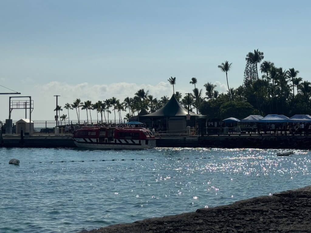 Tender for Cruise ship in Kona