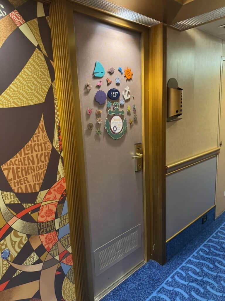 Door decorations on an Alaska Cruise