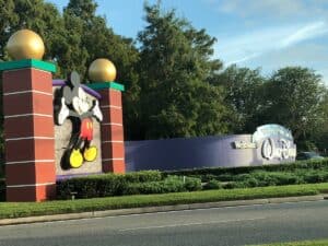 Entrance to Disney World in Orlando, FL