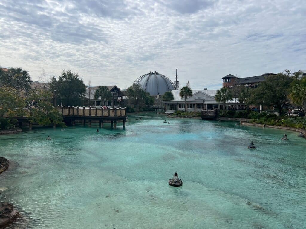 Disney Spring Lagoon in Florida