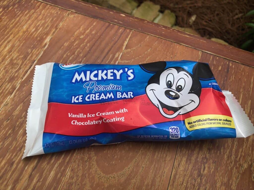 Mickey Mouse Ice Cream Bar