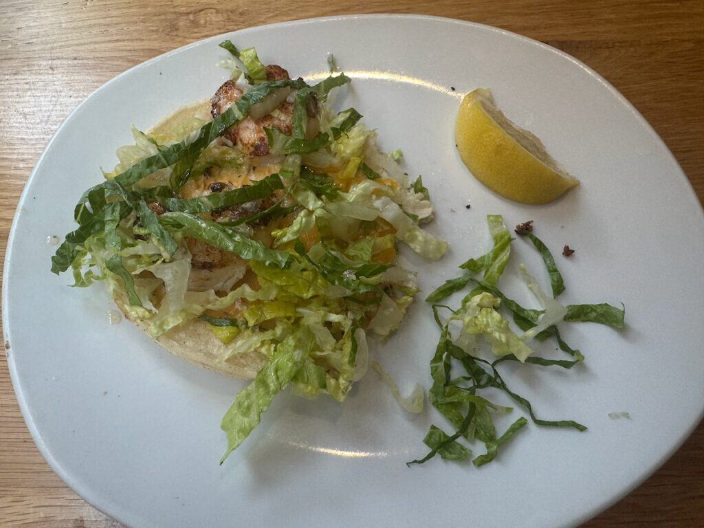 Single Shrimp Taco