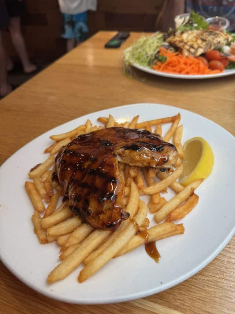 Teriaki Chicken at the Paia Fish Market