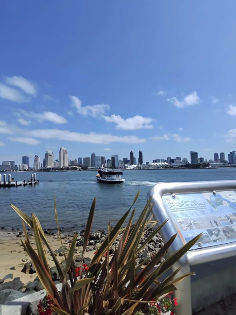 Coronado Ferry heading to San Diego