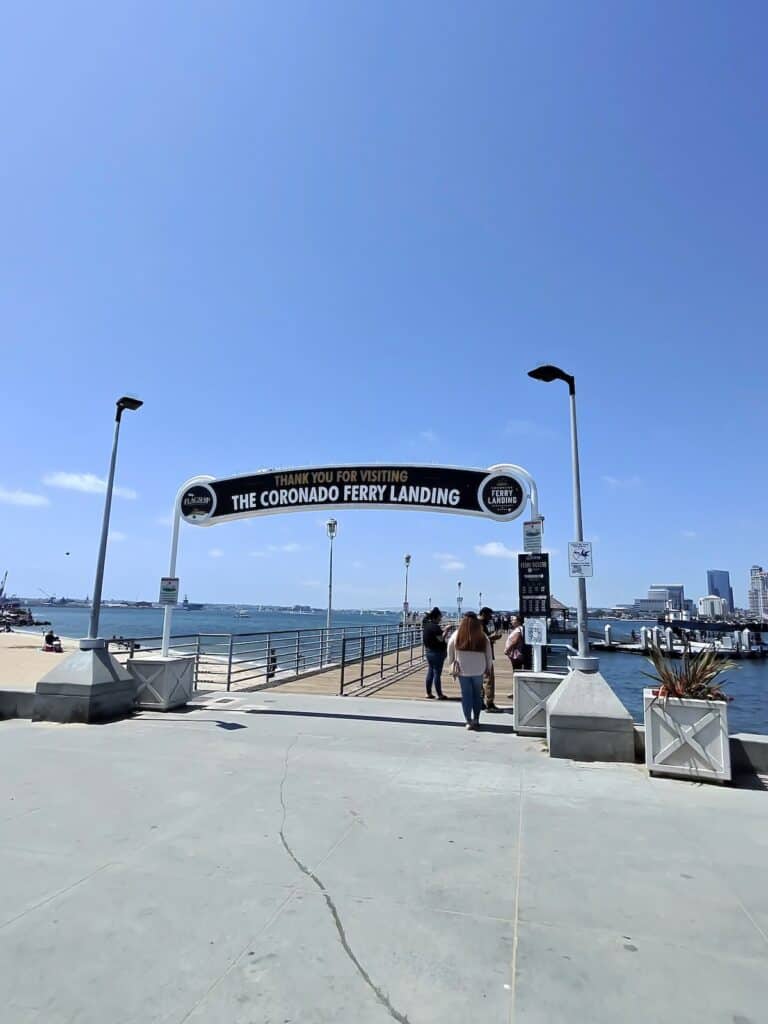 Entrance to the Coronado Ferry Landing