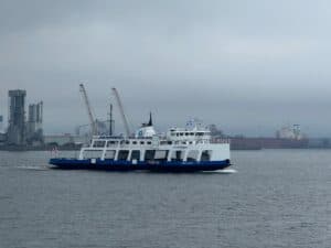 Quebec City Ferry on the St Lawernce River