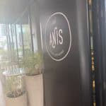 Entrance to Anis Restaurant on the corner outside of the Park Hyatt Doha
